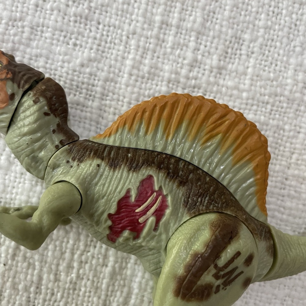 Jurassic World Dinosaur Figure Spinosaurus Chomping Basher & Biter Battle Toy - Picture 4 of 5